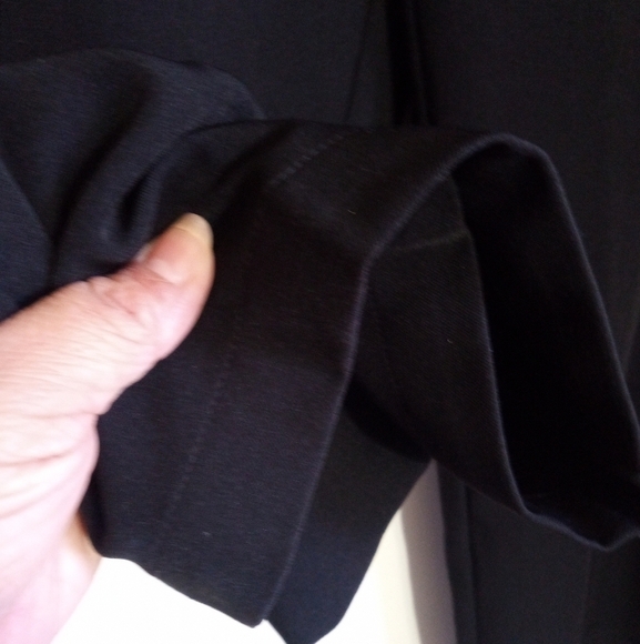 Commense black cropped wide leg pants women size medium NWT - Picture 4 of 8